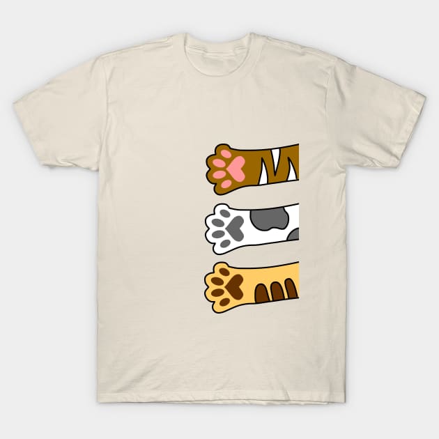 Cat paw t shirt sale